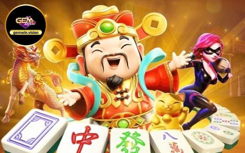 Quay hũ thần tài Gemwin